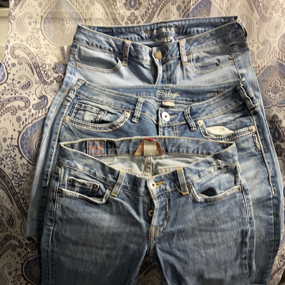 Denim shorts AE,size10 Silver Jean size W29
